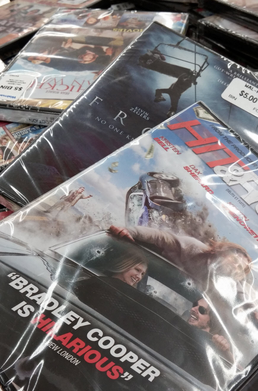 A ton of DVDs for only $5 each - some great titles in there too! #shop